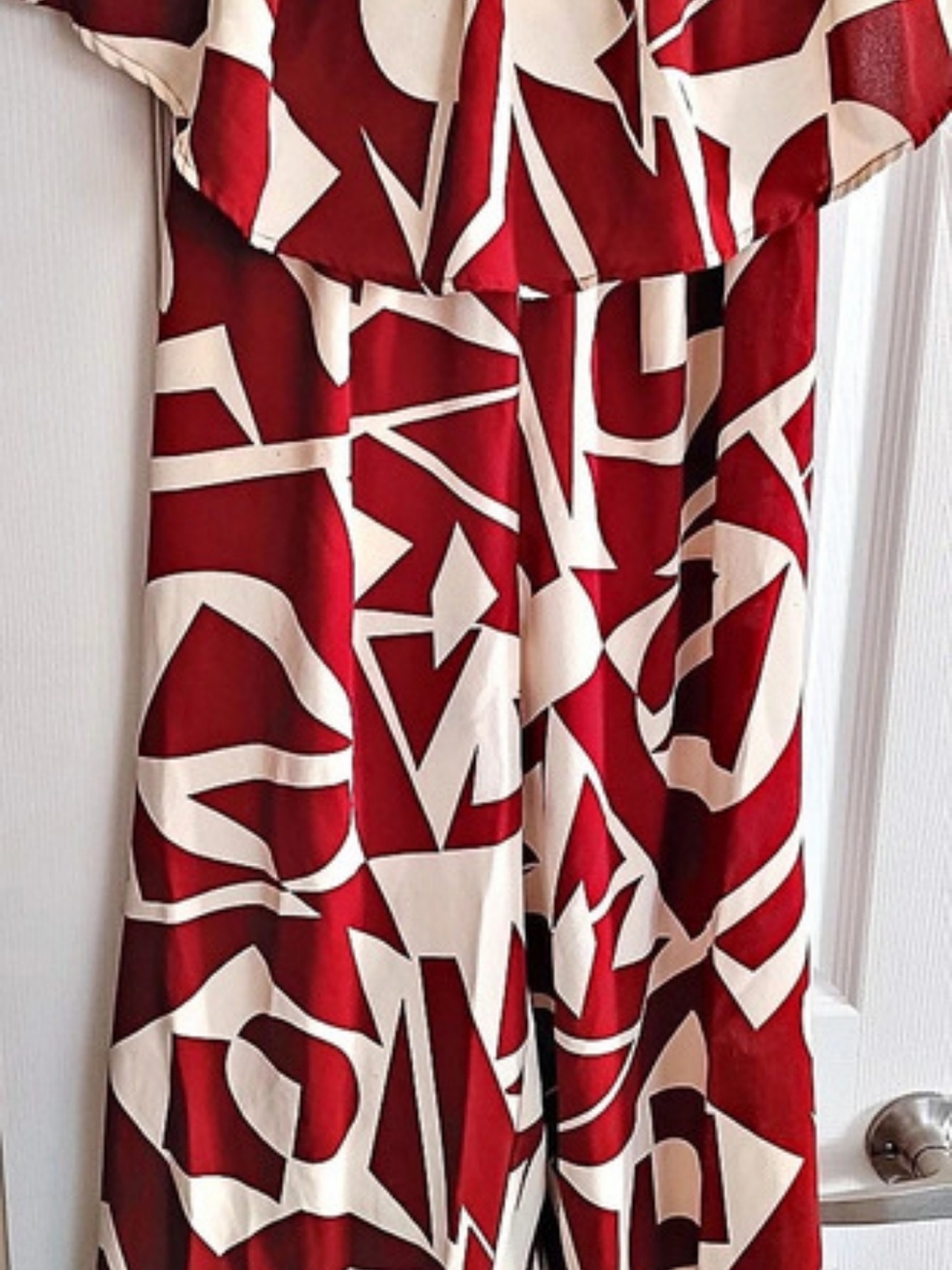 Jolie & Joy Abstract Print Maxi Dress